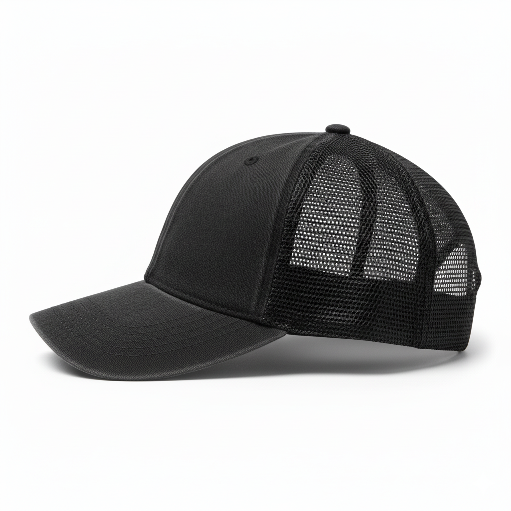 GORRA DE MALLA CON GABARDINA