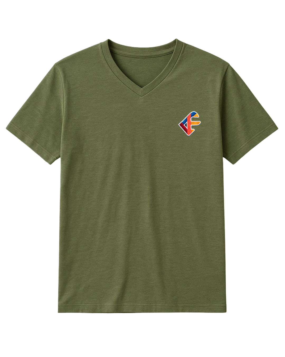 PLAYERA CUELLO V COLORES