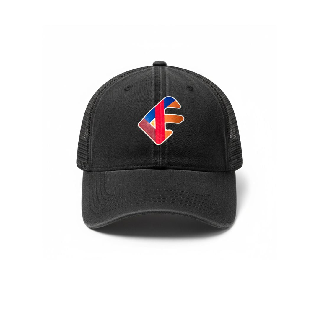 GORRA DE MALLA CON GABARDINA