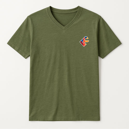 PLAYERA CUELLO V COLORES